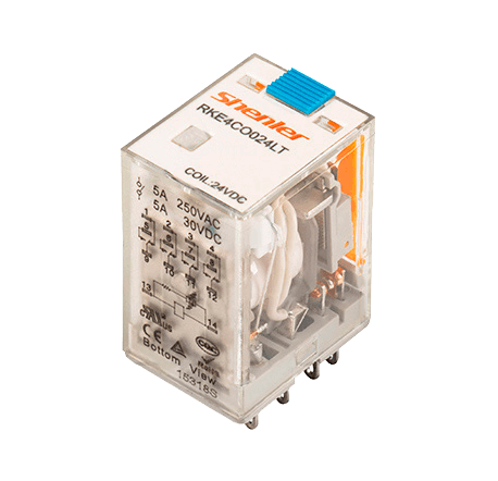 Промежуточное реле Shenler RKE2CO024LT 2CO 7A 24VDC