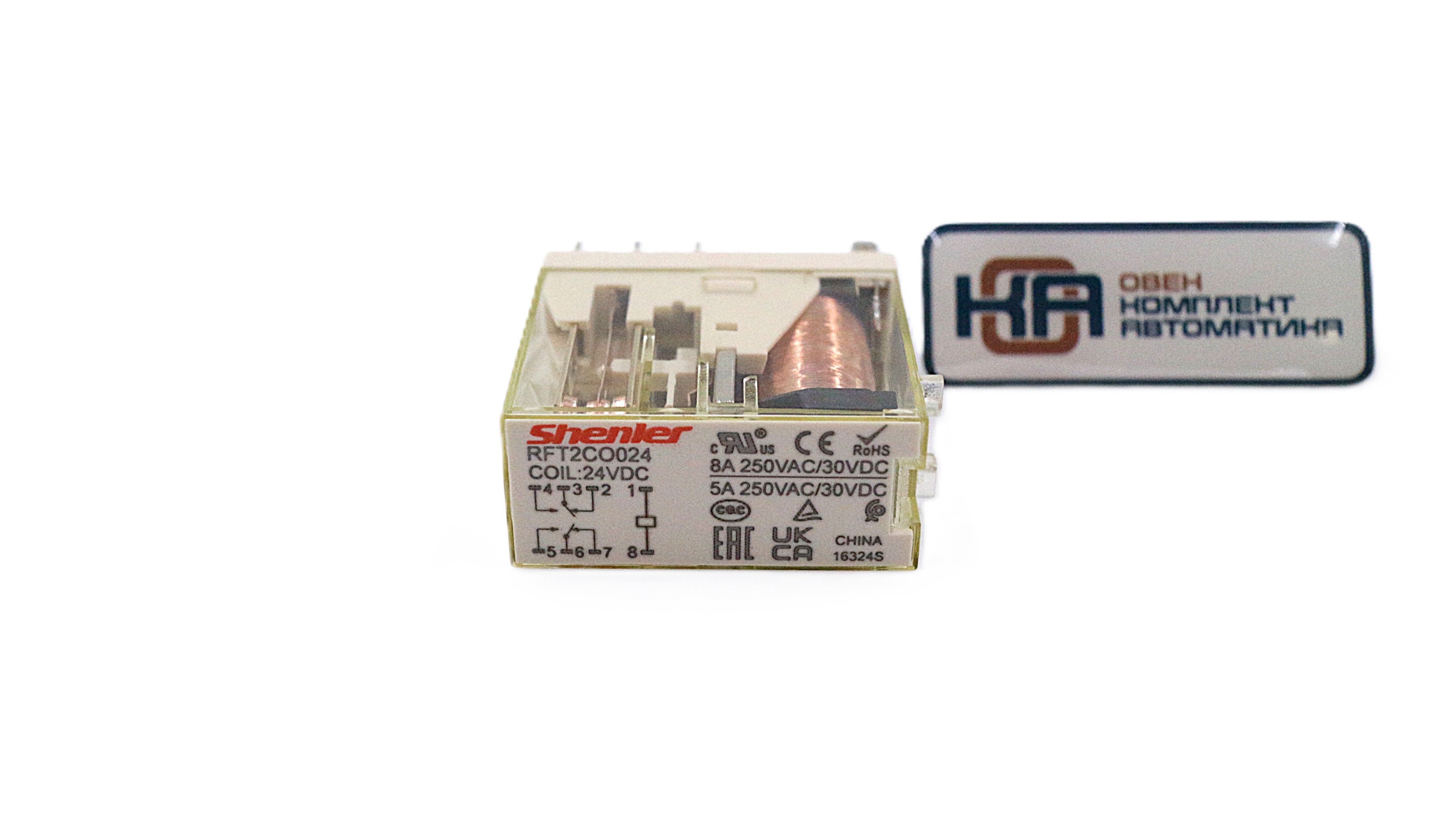 Промежуточное реле Shenler RFT2CO024 2СО 8A 24VDC