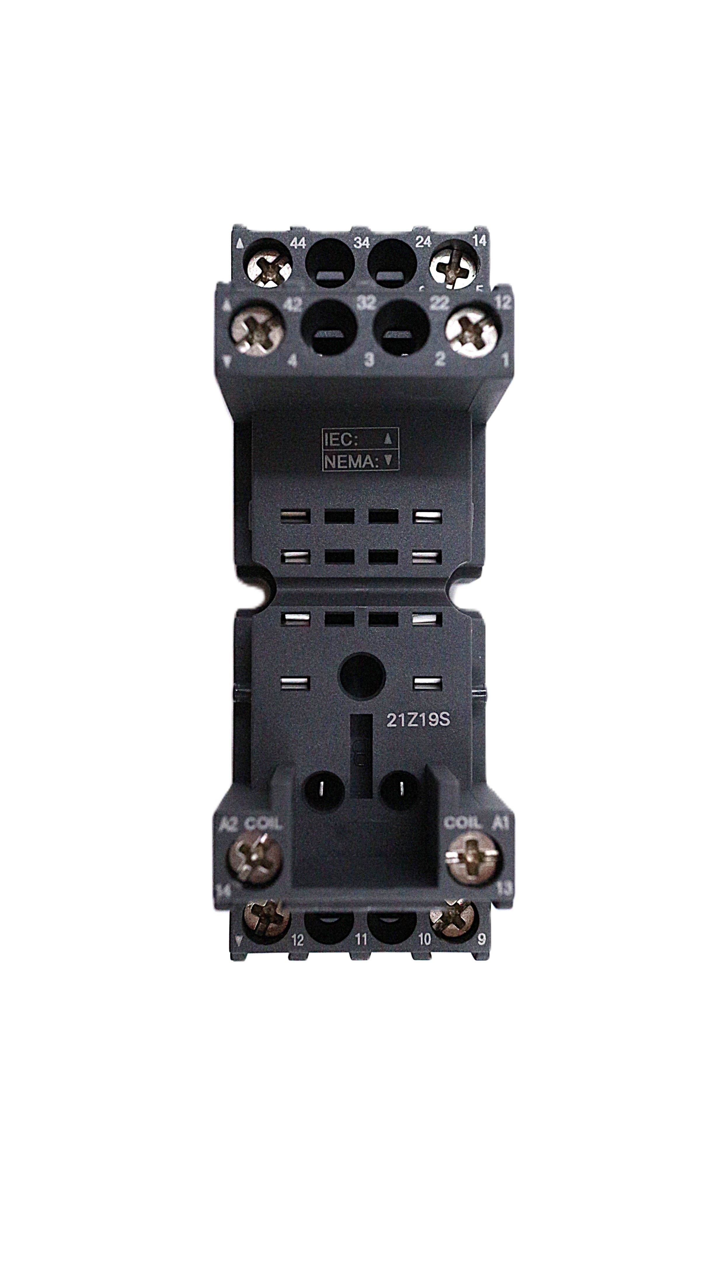 Розетка Shenler SKB08-E 12A для реле JQX -13F(MY2)