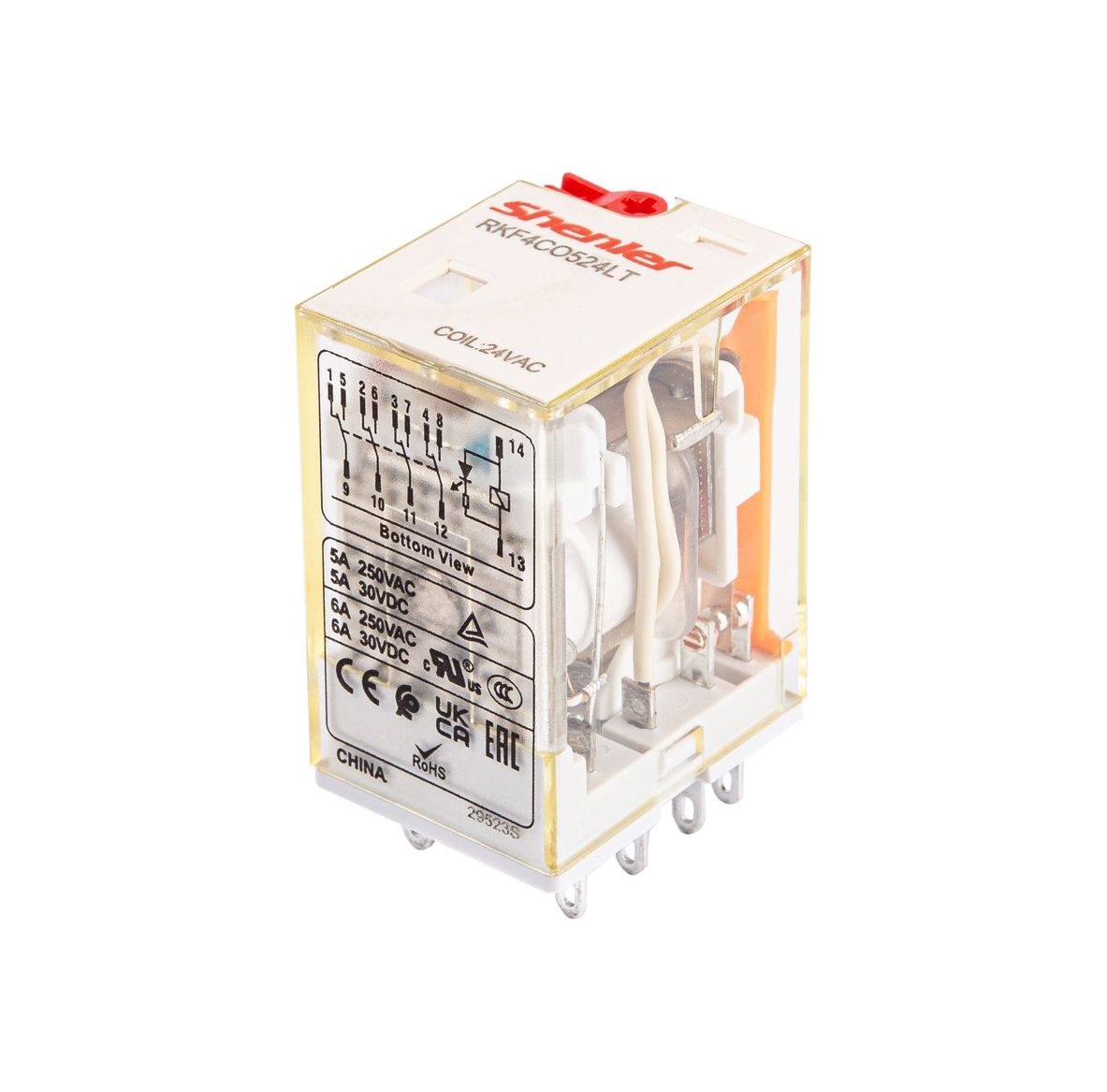 Промежуточное реле Shenler RKF2CO730LT 2CO 12A 230VAC