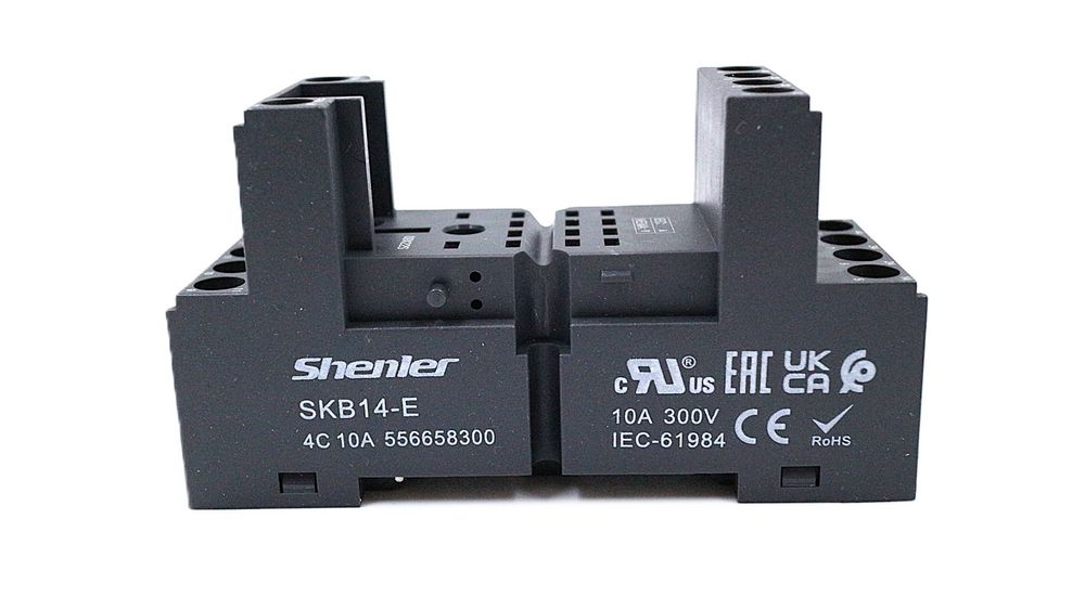 Розетка Shenler SKB14-E 10A для реле JQX -13F(MY4)