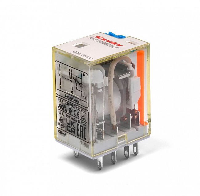 Промежуточное реле Shenler RKF4CO024LT 4CO 6A 24VDC